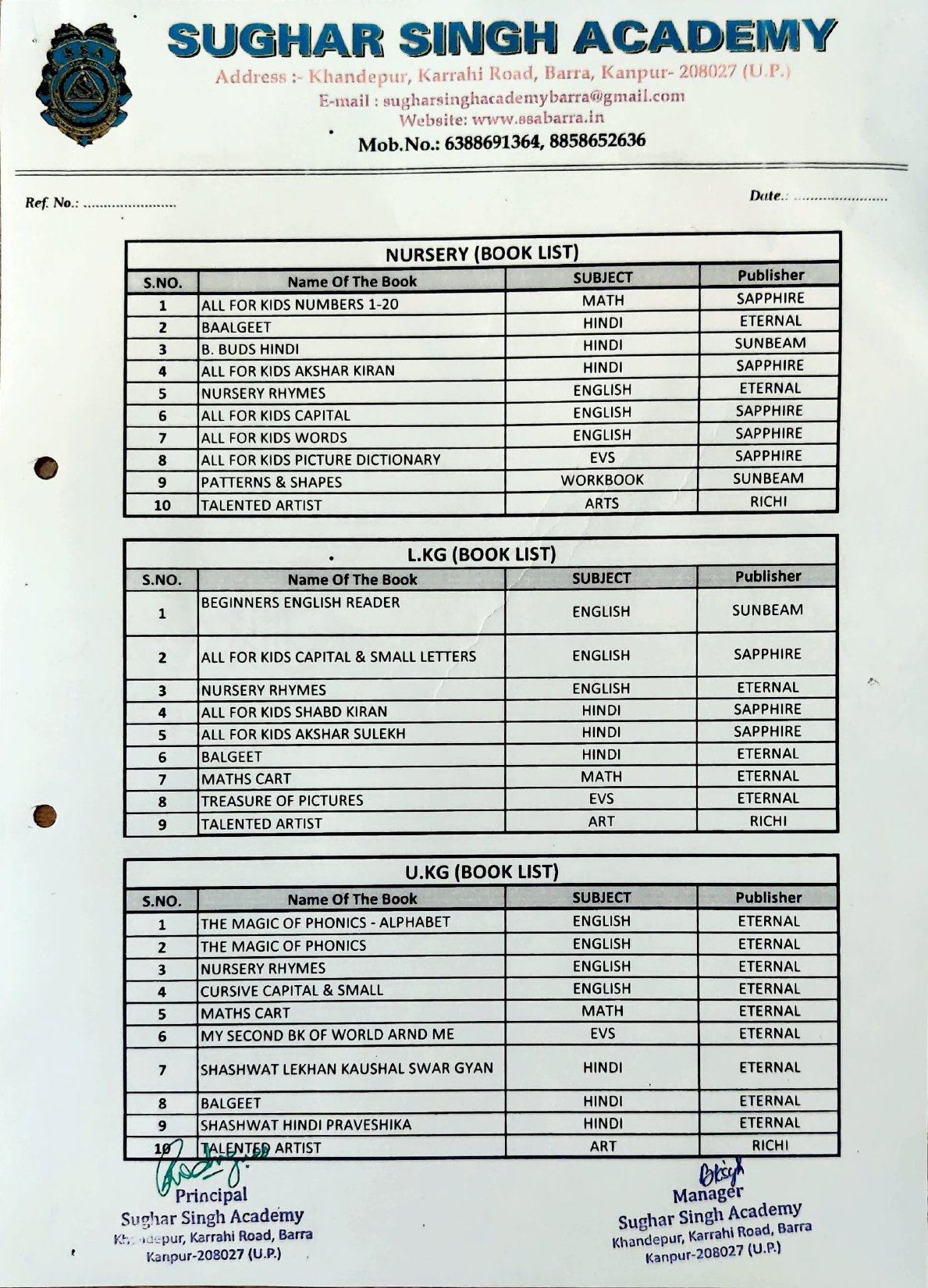 Fees Structure