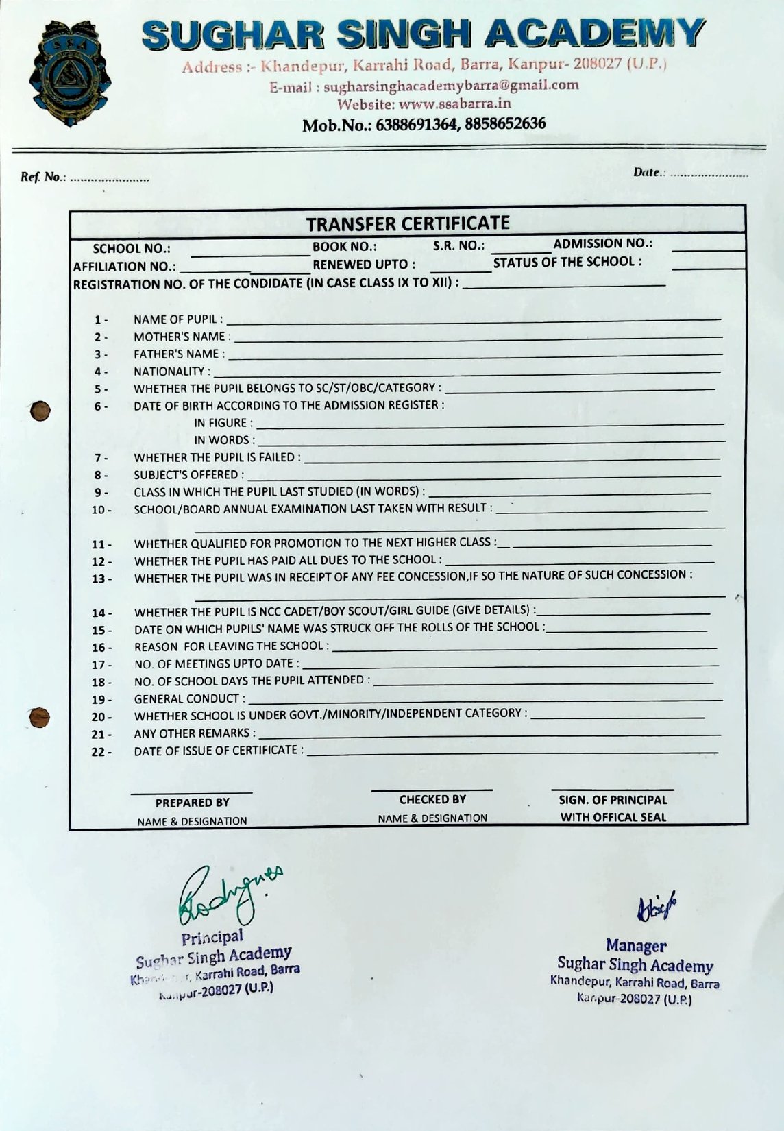 Fees Structure